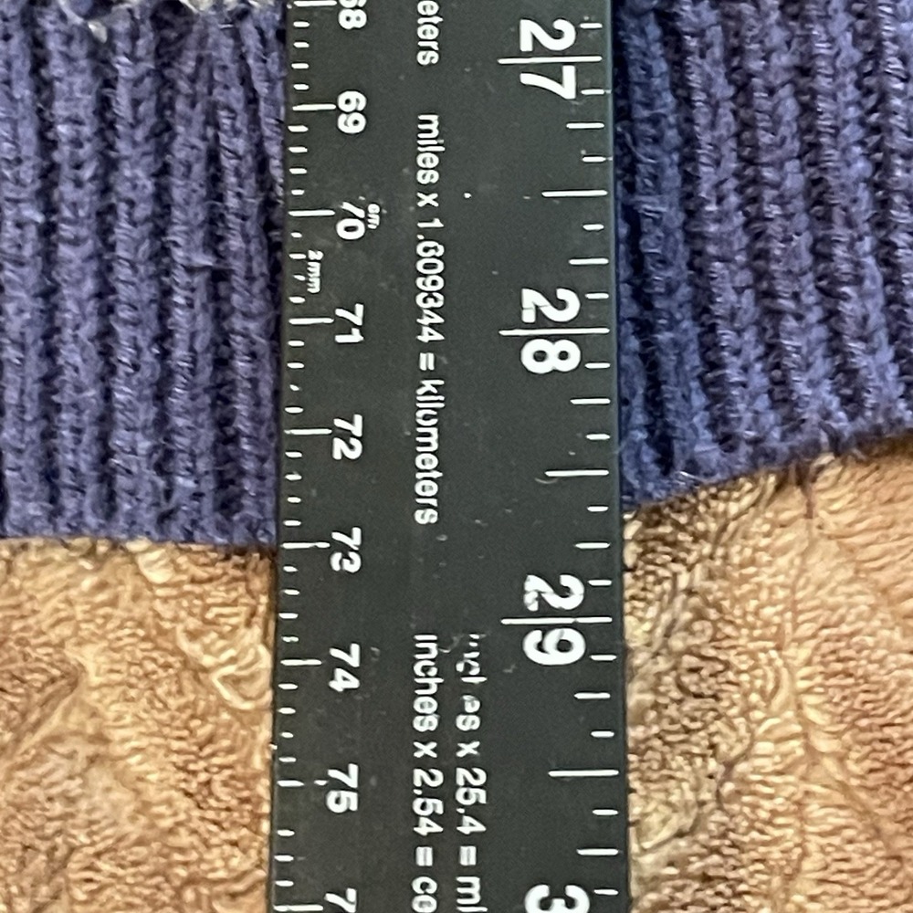 Aventura Women's L Sweater Cardigan Merino Wool Blend Pockets Duster Mock Neck - Picture 7 of 10